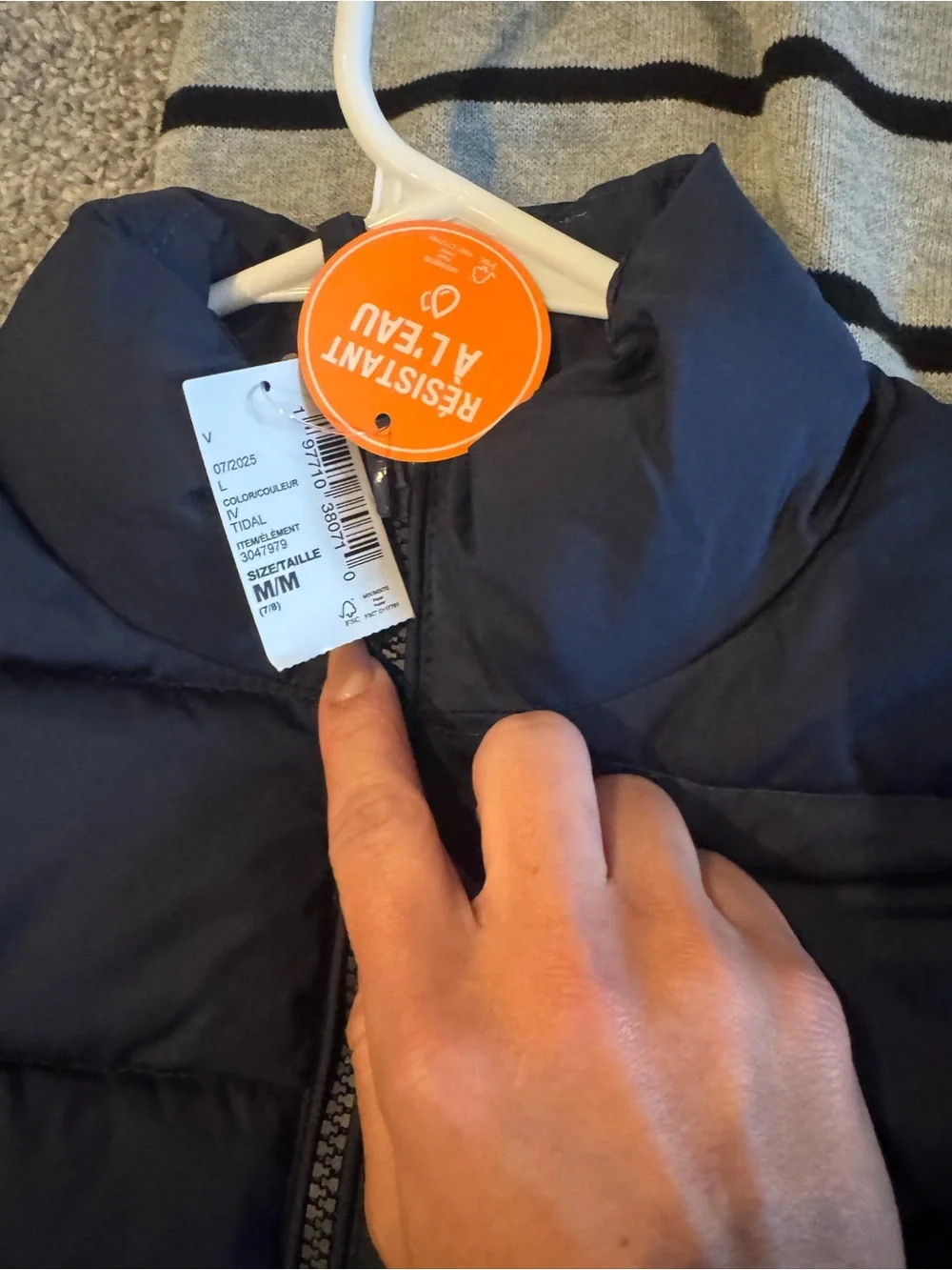 Place Navy Puffer Jacket for Kids
